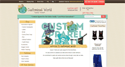 Desktop Screenshot of customizedworld.com